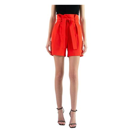 Actualee 8107-0038 fabric shorts Rød, Dame