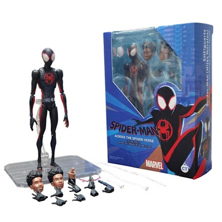6-tommer Spider-Man Miles Morales Actionfigur Marvel Legends Inspireret Legetøj