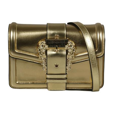 Versace Jeans Couture, Baroque Buckle BAG Żółty, Kobieta, Rozmiar: ONE Size