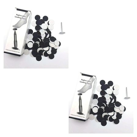 1/2/3/5 Ersättningsdynor för elektrisk fotfil Effektiv och