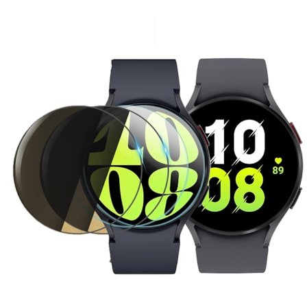 (40mm)Transparent Screen Protector*2+Privacy Protection*2 för Sam