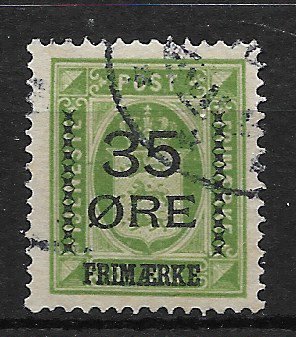 Danmark 1912 - AFA 62a - Stemplet