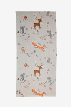 Redlunds - Stampe frotté 65x130 - Beige - Badlakan - 65X130 - Från Homeroom