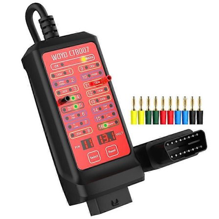 WOYO CTB007 OBD Breakout Box CAN Test Box Bil OBD Breakout Box Diagnostiskt Verktyg OBD2 Testare för 16 P
