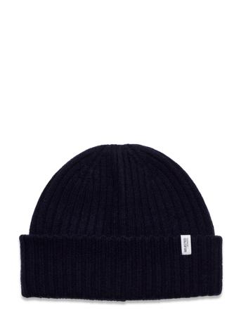 Slhmerino Wool Beanie B Black Selected Homme