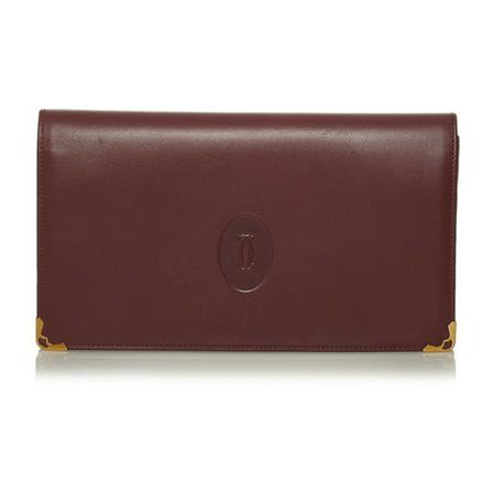 Cartier Vintage, Wallets ; Cardholders Rood, Dames, Maat:ONE Size