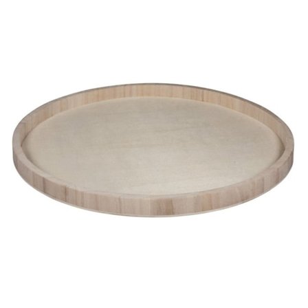 Rund träplatta 40 cm