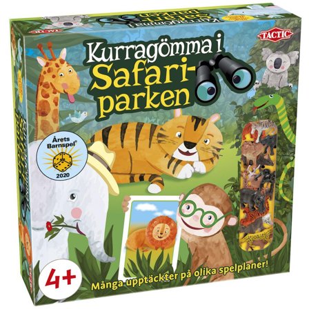 TACTIC Spel Kurragömma i Safariparken från 4år - Lyreco - Skola och förskola - Lekmaterial - Spel - Från 3 - 4 år