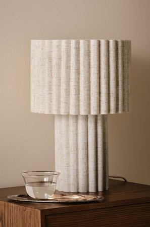 Jotex - ALINA bordlampe Beige - Kjøp Bordlamper hos Jotex