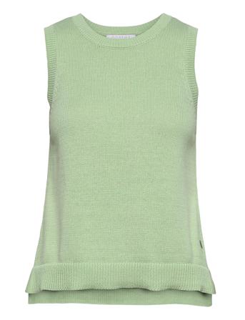 Knit Vest In Seawool - Seawool Green Coster Copenhagen