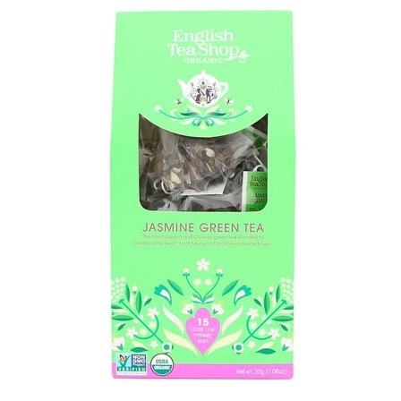 English Tea Shop Jasmine Green Tea Ø 15 stk., Helse & Madvarer, Te, Blandet Te