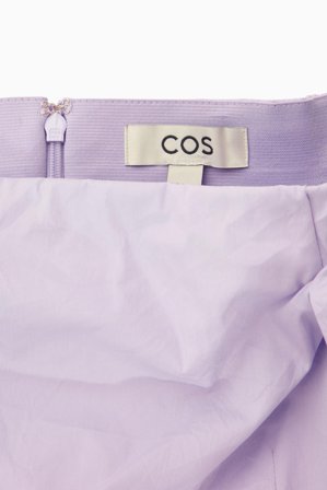 COS Women's Off-The-Shoulder Mini Dress in Viola