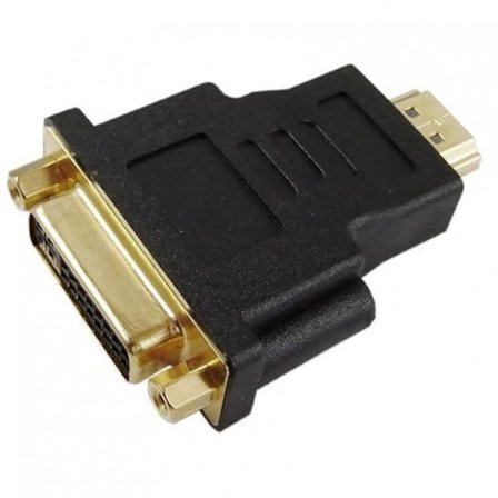 Akyga - AK-AD-02 - Adapter och kabelanslutning (HDMI, DVI 24+5, Hane-Kontakt/Hona-Kontakt, Svart)