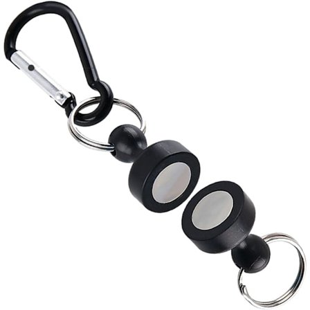 Magnetisk nøglering - Robust rustfrit stål magnetisk vandreturskarabiner