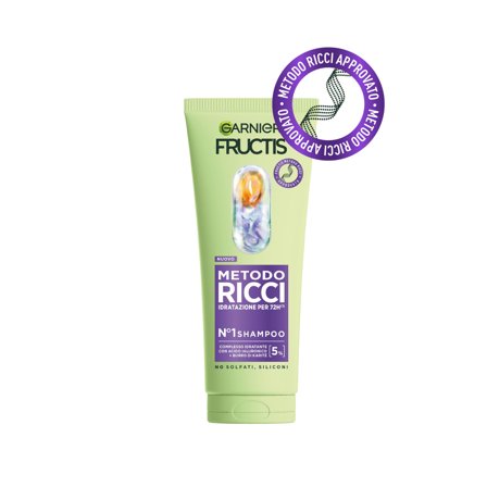 Garnier Fructis Metodo Ricci Shampoo 200ml - Shampoo Ricci Definiti