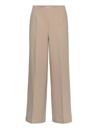 Mschbarbine Hw Pants Vide Bukser Beige MSCH Copenhagen*Betinget Tilbud