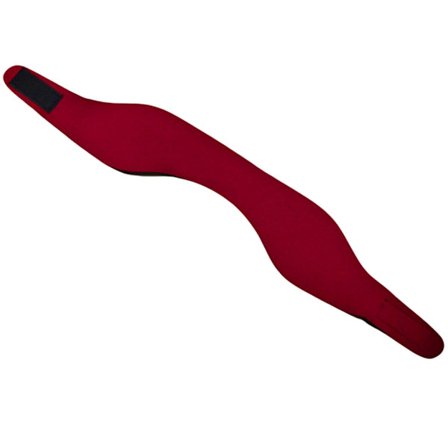 Svømmehårbånd Svømmebånd Praktisk Bad Surf Sport Hårbånd Belte Svømmebeskyttelse for Hørselvern rød