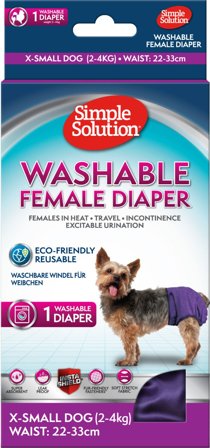 Simple Solution Washable Female Diaper nartun suoja, Extra Small