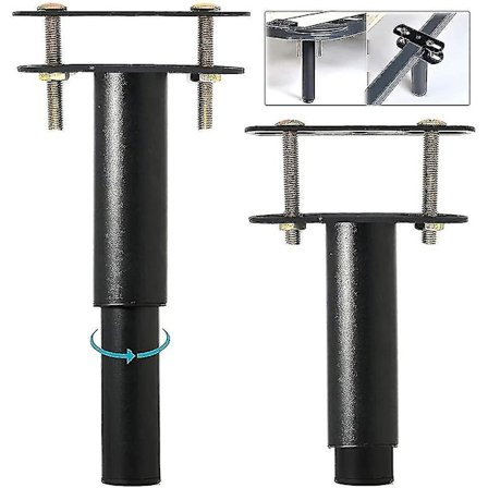 2 stk. Justerbare Højde Centerstøtteben til Sengeramme, Sengeramme Centerlameller Heavy Fz5