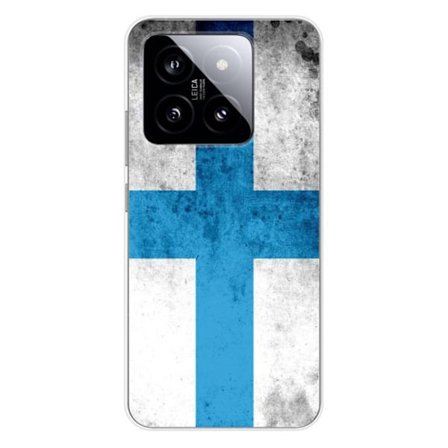 Silicone-fodral - Kompatibel med Xiaomi 14 Pro - design med Marseille-flaggan