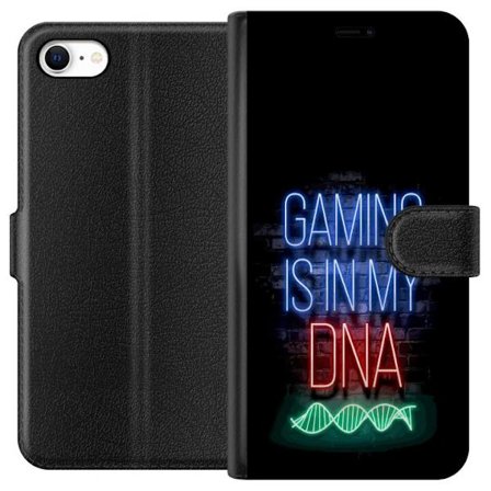 Kompatibel Tegnebogsetui til Apple iPhone 6 Portræt af Viktor Gyökeres i grøn skjorte med løvemotiv og intens grøn atmosfære