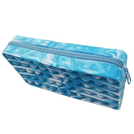 Skrivesaker Leker Veske Penal Fidget Stress Relief Trykk Bobler