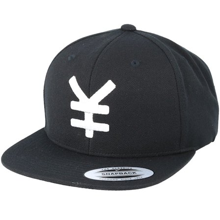 Yapan - Black snapback Czapka Z Daszkiem - Yen Black/White Snapback @ Hatstore