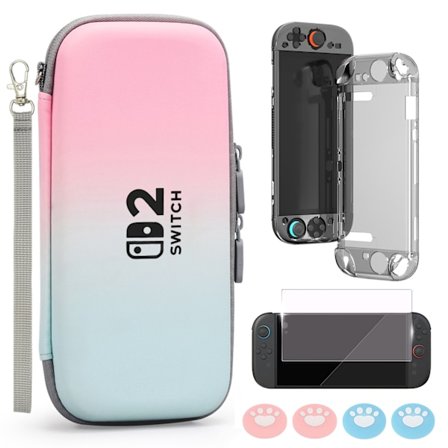 Kantolaukku Switch 2:lle Pink+Blue