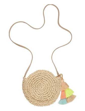 Cross Body Bag - Bora Bora Tassle Beige Mimi & Lula