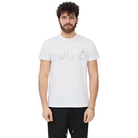 Versace, T-Shirts Wit, Heren, Maat:M