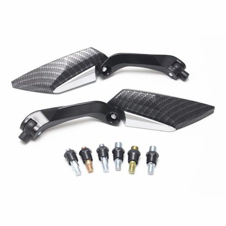 Motorcykel 8MM 10MM styre backspegel motorcykel svart DXGHC