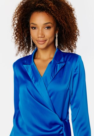 VERO MODA Victoria Short Blazer Dress Skydiver Klær