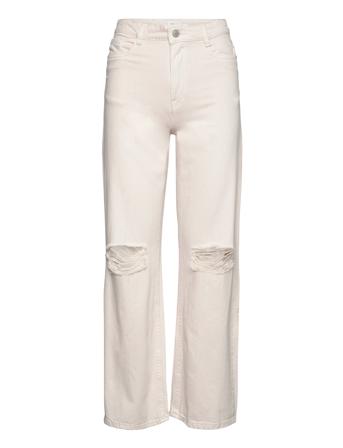 Widet Jeans Wide Jeans Hvit Mango*Betinget Tilbud