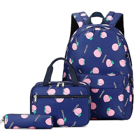 Print set Lätt skolväskor College bokväska W