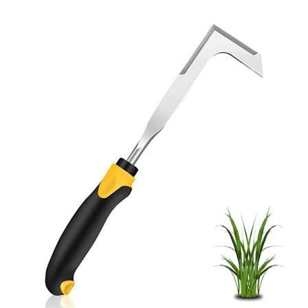 Manuel Ukrudtsfjerner - Ukrudtsfjerner med Træhåndtag - Manuel Stående Ukrudtsfjerner - Rustfrit Stål Ukrudtsfjerner - Rustfrit Stål Lugeværktøj