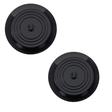 Badproppar Silikon Diskhopropp Köksdiskhopropp 15 CM Diameter för Kök, Badrum och Tvättstuga Universal Avloppspropp Stopper(2 st, Svart)