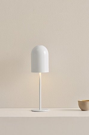 Jotex - ARA lampa stołowa ledowa przenośna Biały - Kup Lampy stołowe firmy Jotex