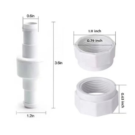 Bassengrenserslange Poolslangekobling 2 2