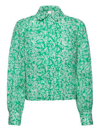 Yasflick Ls Shirt S. Långärmad Skjorta Grön YAS