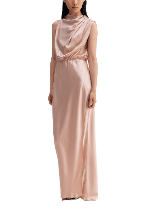 Ahlvar Gallery Lima satin dress Klänningar Dam Rosa S