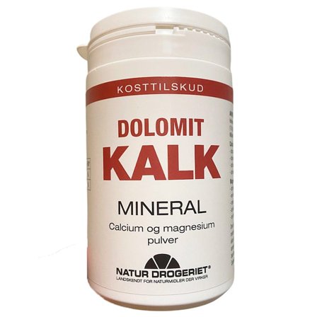 Natur Drogeriet Dolomit Kalkpulver Spisebrug 250 g, Helse & Madvarer, Mineraler, Kalk