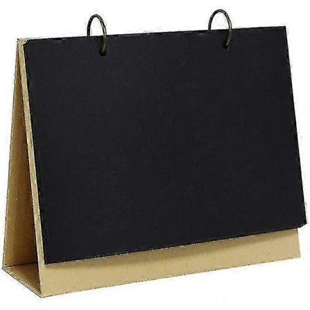 DIY Skrivebordskalender, Bordmodel Stålspiral DIY Kalender Agenda Bord Selvstående Staffeli Planner Med Blank Side Og Omslag