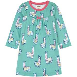 Hatley Adorable Alpacas Printed Night Dress Cockatoo 5 Years - Nightwear - 5 years - Green - Mädchen