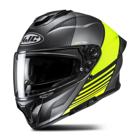 Umpikypärä HJC C71 Morix Musta/Neon Keltainen L