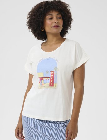 Cream Crrigga T-Shirt - White - M