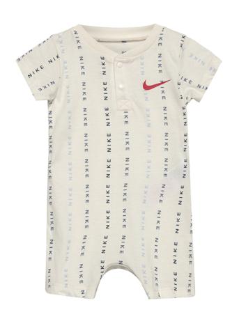 Nkb B Nk Fast Ball Jrsy Romper, Nkb B Nk Fast Ball Jrsy Rom Bodysuits Short-sleeved Beige Nike*Betinget Tilbud