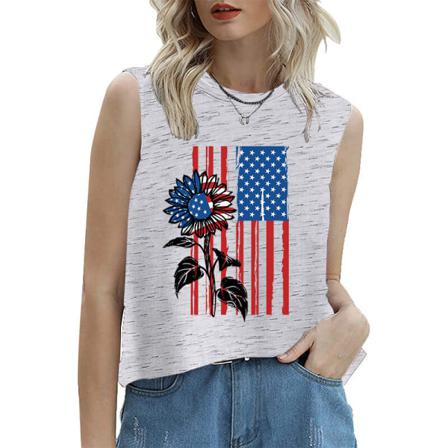 Ärmlös Damblus Vintage Cami