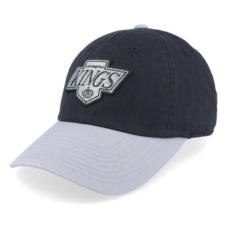 American Needle - NHL Svart unconstructed Caps - Los Angeles Kings Blue Line Black/Gray Dad Cap @ Hatstore