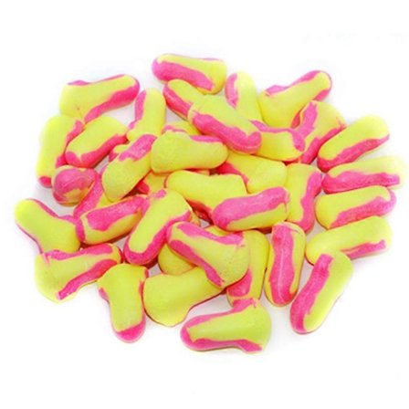 100 par lydtette ørepropper anti-støy svamp beskyttende ørepropper