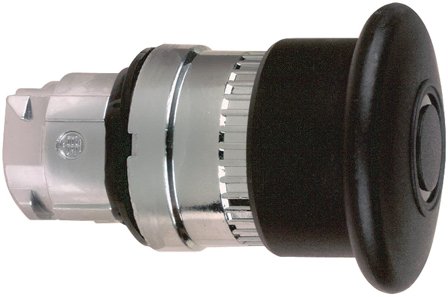 Schneider Electric ZB4BT2 Trykk svart, 40 mm, Elfordeling & strømforsyning